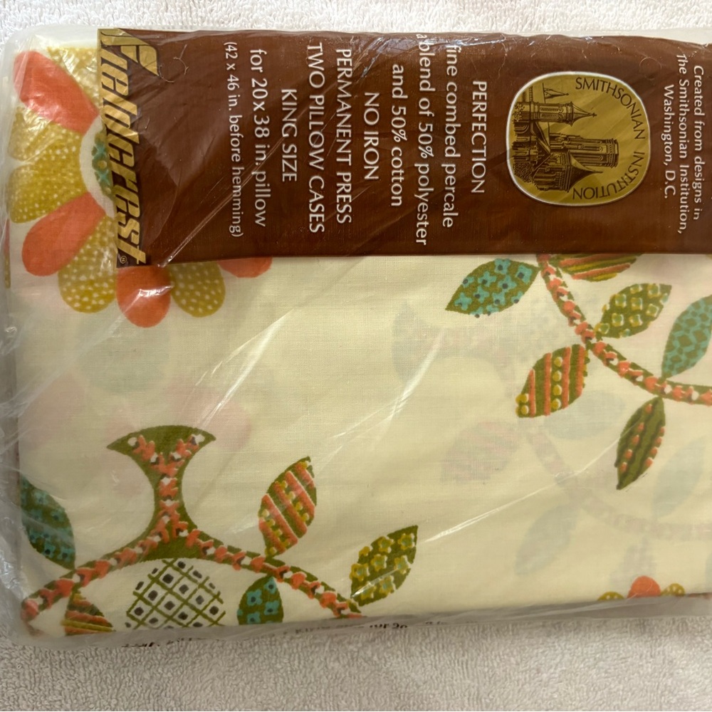 King Size Pillowcases with Floral Design
